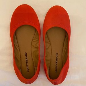 Lucky Brand Emma Ballet Red Flat